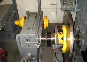 Main Drive Gear Box Installed